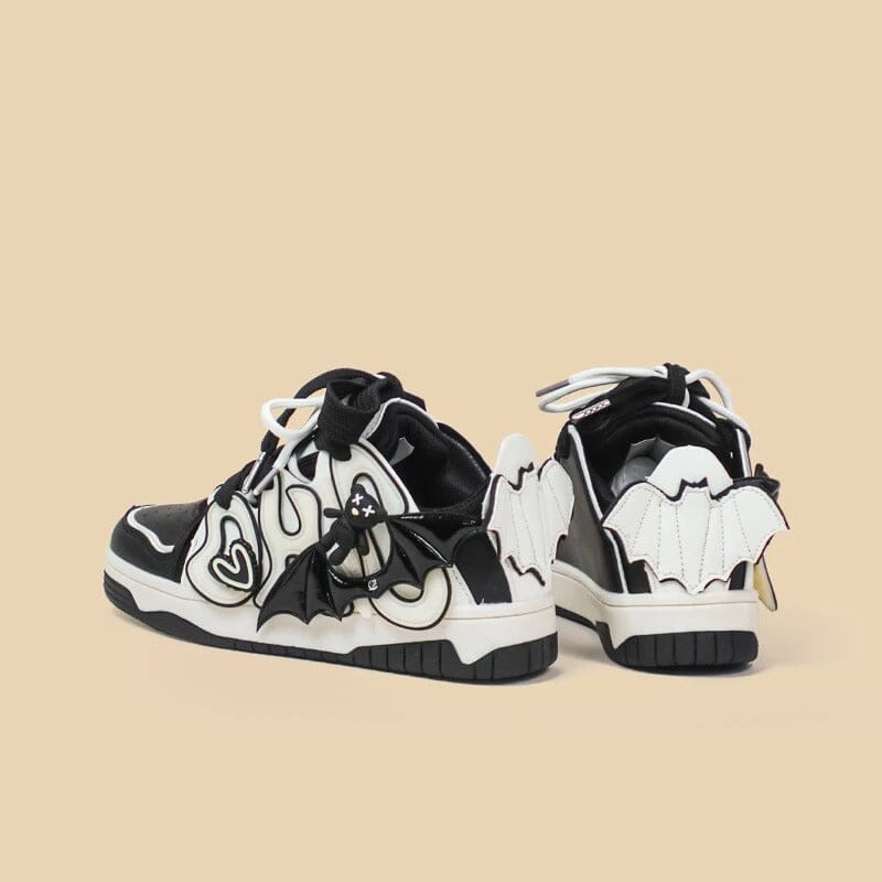 Halloween Edition Bat Wings and Bears Chunky Sneakers - Unisex 0 Bobo&#39;s House 
