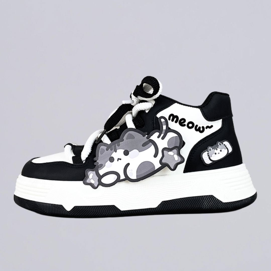 Ku✩ Ultra Chubby Kitty Chunky Mid Top Shoes – Bobo's House