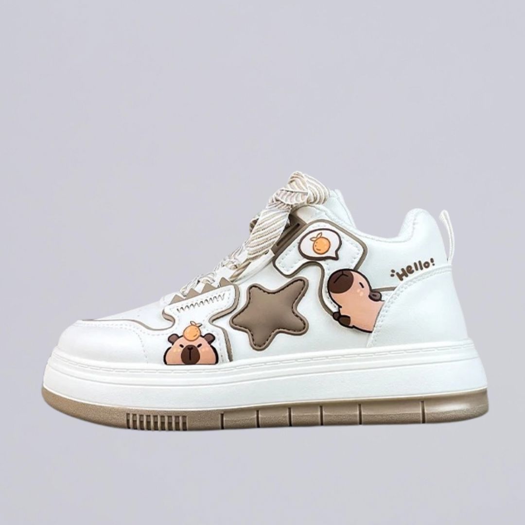 Cocobob Ultra Friendly Capybara Chunky Mid Top Shoes - Women's – Bobo's House