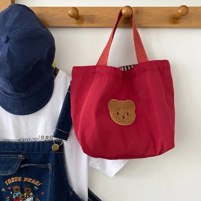 Bear-y Cute Embroidered Tote Bags backpack Bobo&#39;s House 