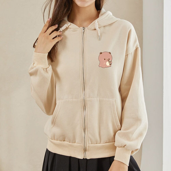 Pastel best sale bear hoodie