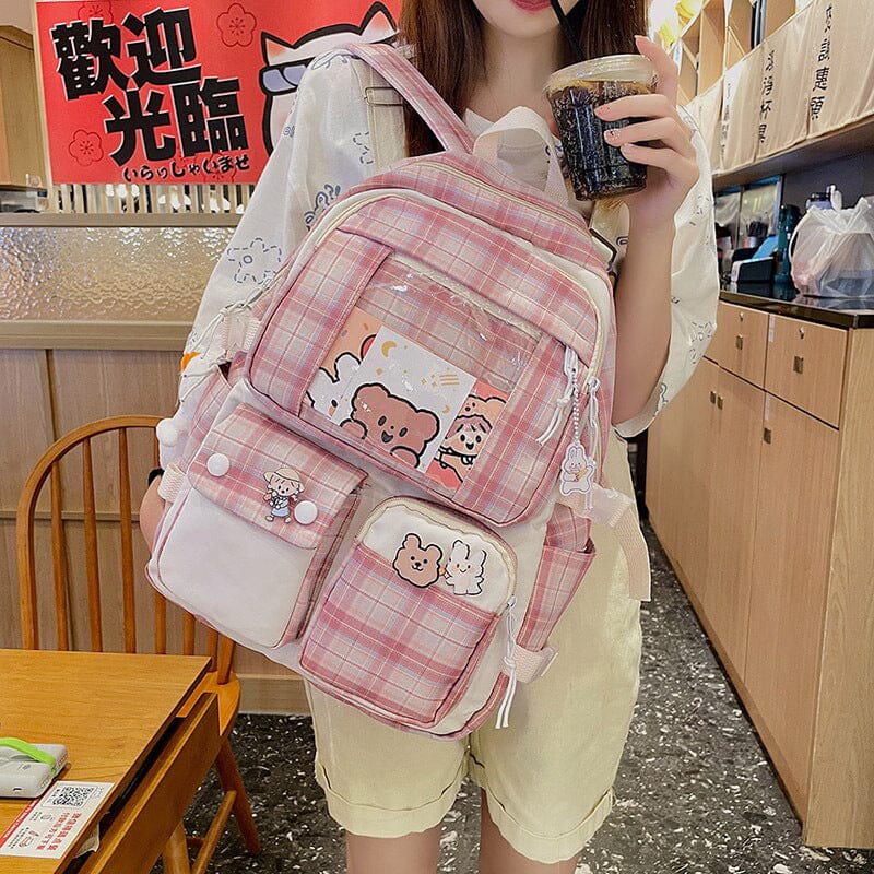 High School Students Junior High Primary And Secondary College Ins Style Backpacks backpack Bobo&#39;s House 
