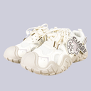 Ultra Chubby Kabbu Sharku Cream Chunky Sneakers – Women's