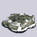 Dark Kawaii Demon Olive Chunky Sneakers - Women's
