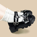 Gothic Bat Kawaii Chunky Mary Janes – Women's
