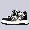 Pixel Meow Chunky Mid Top Shoes - Women's