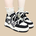 Pixel Meow Chunky Mid Top Shoes - Women's