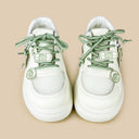 Matcha Dino Rawr Chunky Mesh Platform Sneakers – Women's