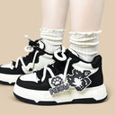 Pixel Meow Chunky Mid Top Shoes - Women's
