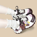 Dark Mocha Magic Deer Chunky Sneakers - Women's