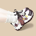 Dark Mocha Magic Deer Chunky Sneakers - Women's