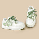Matcha Dino Rawr Chunky Mesh Platform Sneakers – Women's