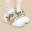 Nutty the Squirrel Cream White Chunky Sneakers – Women's