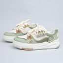 Kawaii Crown Frog Prince Casual Green Shoes - Women's