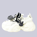 Gingham Bunny Dark Coquette Kawaii Chunky Sneakers – Unisex