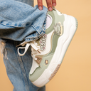 Kawaii Crown Frog Prince Casual Green Shoes - Women's