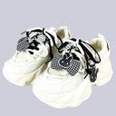 Gingham Bunny Dark Coquette Kawaii Chunky Sneakers – Unisex