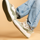 Kawaii Crown Frog Prince Casual Green Shoes - Women's