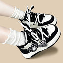 Pixel Meow Chunky Mid Top Shoes - Women's