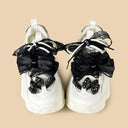 Black Bow Crystal Dark Kawaii Chunky Sneakers – Unisex
