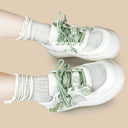 Matcha Dino Rawr Chunky Mesh Platform Sneakers – Women's