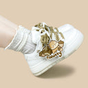 Nutty the Squirrel Cream White Chunky Sneakers – Women's