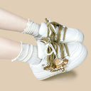 Nutty the Squirrel Cream White Chunky Sneakers – Women's