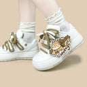 Nutty the Squirrel Cream White Chunky Sneakers – Women's