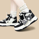 Pixel Meow Chunky Mid Top Shoes - Women's