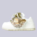Nutty the Squirrel Cream White Chunky Sneakers – Women's