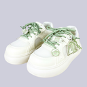 Matcha Dino Rawr Chunky Mesh Platform Sneakers – Women's