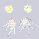 Pearl Fringe Blossom Kawaii Charm Set