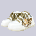 Nutty the Squirrel Cream White Chunky Sneakers – Women's