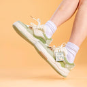 Adventurous Girly Chunky Green Shoes - Women's Bobo's House 