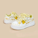 Amy And Michael Adorable Colorful Chunky Sneakers Lovely Girls Students Breathable Mesh Shoes Cute Women Low Top Casual Shoes Bobo's House 