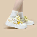 Amy And Michael Adorable Colorful Chunky Sneakers Lovely Girls Students Breathable Mesh Shoes Cute Women Low Top Casual Shoes Bobo's House 