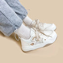 Amy and Michael Anime Kapibala Cartoon Shoes Lovely Girls Students Casual Mesh Sneakers Female Low Top Flat Trainers for Woman Bobo's House 