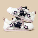 Angel Neko Star White Mesh Sneakers – Women’s Cat Bobo's House 