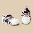 Angel Neko Star White Mesh Sneakers – Women’s Cat Bobo's House 