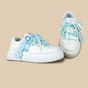 Baby Blue Milk Carton and Candy Chunky Casual Sneakers – Women's Food Bobo's House 