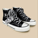 Bamboo Only Panda High Top Canvas Shoes - Unisex Bear Bobo's House 