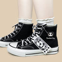 Bamboo Only Panda High Top Canvas Shoes - Unisex Bear Bobo's House 