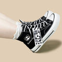 Bamboo Only Panda High Top Canvas Shoes - Unisex Bear Bobo's House 
