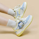 Beary Bright Chunky Casual White Sneakers - Women's Bobo's House 