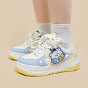 Beary Bright Chunky Casual White Sneakers - Women's Bobo's House 