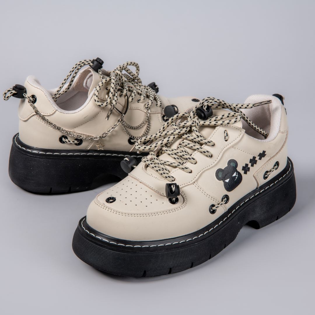 Black Bear Chunky Platform Shoes - Women&#39;s 0 Bobo&#39;s House 