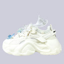 Blue Butterfly Garden Kawaii Chunky Sneakers - Unisex Butterfly Bobo's House 