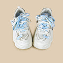 Blue Pixel Cat Cloud Chunky Sneakers - Unisex Cat Bobo's House 