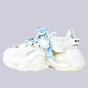 Blue Pixel Cat Cloud Chunky Sneakers - Unisex Cat Bobo's House 