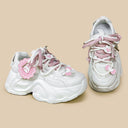 Blush Bunny Charm Chunky Sneakers - Women's Bunny Bobo's House 
